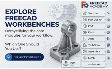 FreeCAD Workbenches Explained: Which One Should You Use?